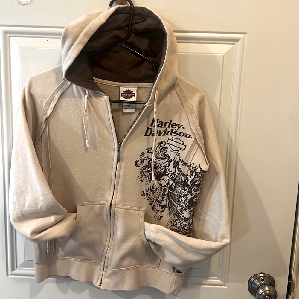 Harley Davidson zip up sz small